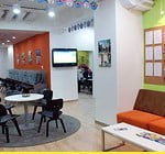 School reception area